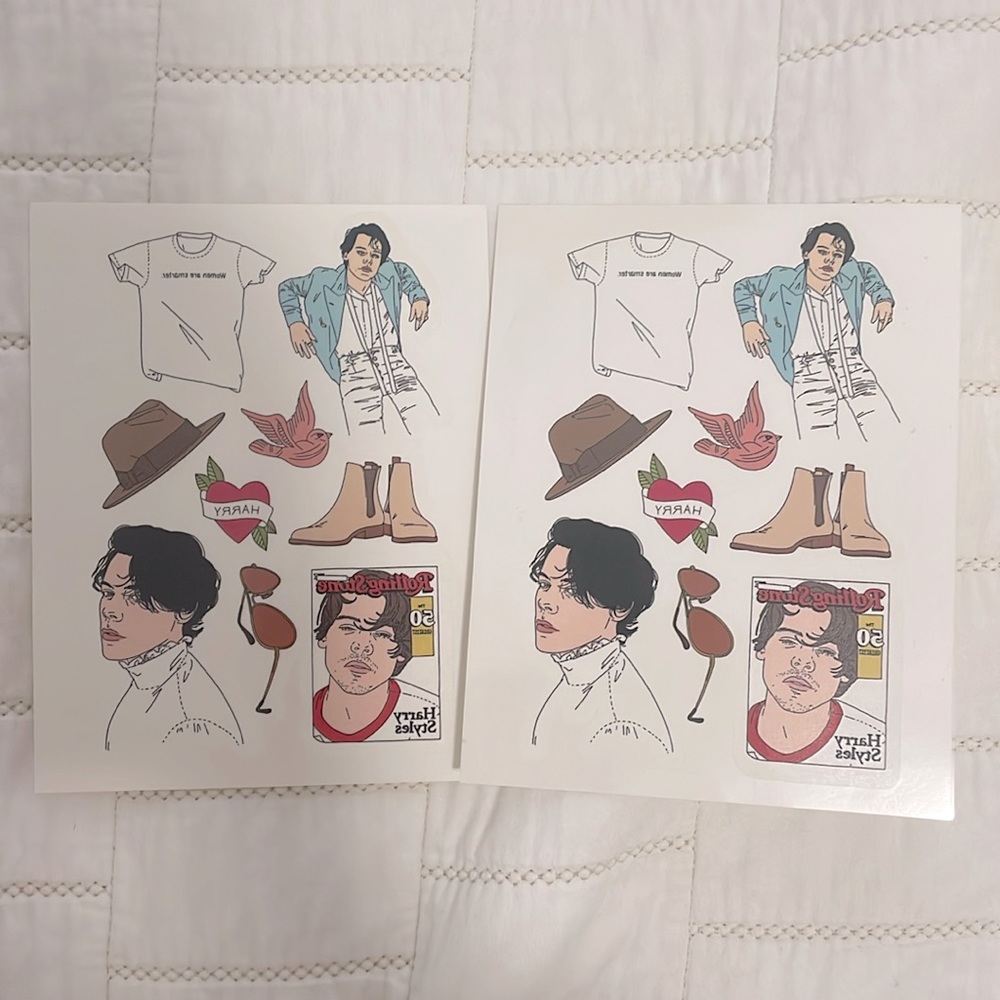 Harry styles temporary tattoos